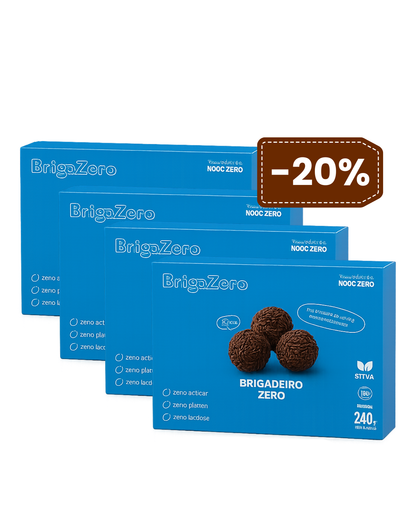 4 Caixas de Brigadeiro Zero - Economize R$48,00