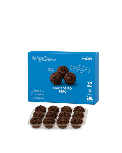 Brigadeiro Zero - Caixa com 12 unidades de 20g cada